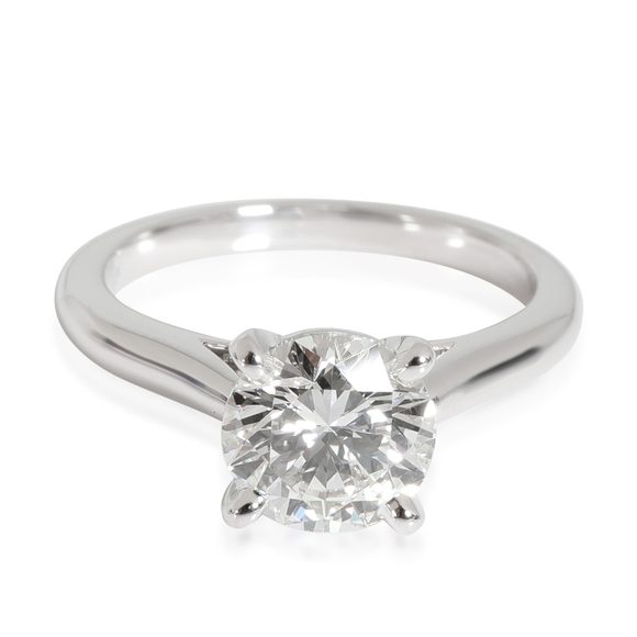 Cartier Handbags - Cartier 1895 Diamond Engagement Ring in Platinum G VS2 1.38 CTW